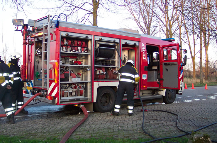 De tankautospuit is het werkpaard van de brandweer. Foto: 14 januari 2007. Bron: Wikipedia. Licentie: CC-BY-SA-2.5; Released under the GNU Free Documentation License.
